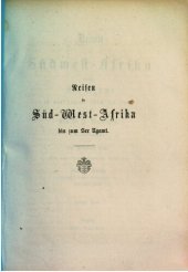 book Reisen in Südwest-Afrika bis zum Ngami-See in den Jahren 1850 bis 1854