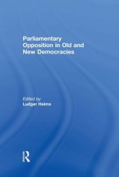 book Parliamentary Opposition in Old and New Democracies