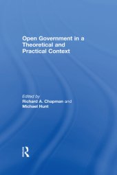 book Open Government in a Theoretical and Practical Context