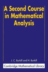 book A Second Course in Mathematical Analysis