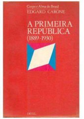 book A Primeira República