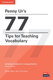 book Penny Ur's 77 Tips for Teaching Vocabulary (Cambridge Handbooks for Language Teachers)