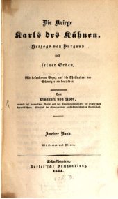 book Die Feldzüge Karls des Kühnen, Herzogs von Burgund, und seiner Erben