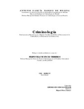 book Criminología: Fundamentos y Principios para el Estudio Científico del Delito, la Prevención de la Criminalidad y el Tratamiento del Delincuente