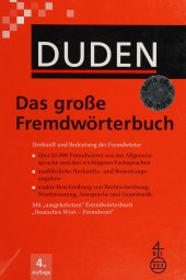 book Duden: Das große Fremdwörterbuch: Herkunft und Bedeutung der Fremdwörter