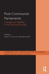 book Post-Communist Parliaments: Change and Stability in the Second Decade