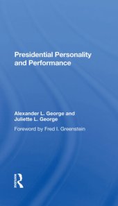 book Presidential Personality and Performance