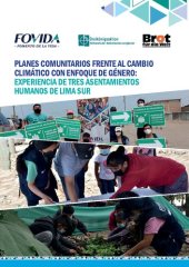 book Planes comunitarios frente al cambio climático con enfoque de género: Experiencias de tres asentamientos humanos de Lima Sur