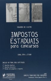 book Impostos Estaduais Para Concursos