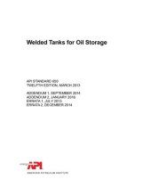 book API STANDARD 650 Welded Tanks for Oil Storage