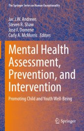 book Mental Health Assessment, Prevention, and Intervention: Promoting Child and Youth Well-Being