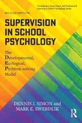 book Supervision in School Psychology The Developmental, Ecological, Problem-solving Model