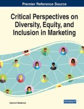 book Critical Perspectives on Diversity, Equity, and Inclusion in Marketing