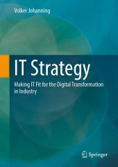 book IT Strategy: Making IT Fit for the Digital Transformation