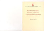 book Paz en la Tierra. Reflexiones y orientaciones de la Conferencia Episcopal Peruana para estos tiempos de violencia