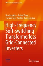 book High-Frequency Soft-Switching Transformerless Grid-Connected Inverters