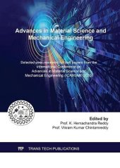 book Advances in Material Science and Mechanical Engineering