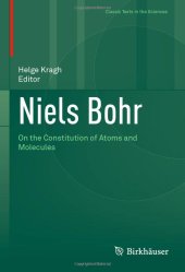 book Niels Bohr: On the Constitution of Atoms and Molecules