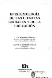 book Epistemología de las ciencias sociales y de la educación