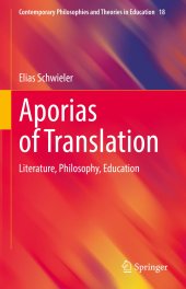 book Aporias of Translation: Literature, Philosophy, Education