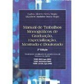 book Manual de trabalhos monográficos de graduação, especialização, mestrado e doutorado