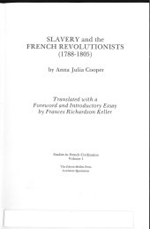 book Slavery and the French Revolutionists (1788-1805)