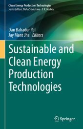 book Sustainable and Clean Energy Production Technologies