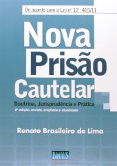 book Nova Prisão Cautelar