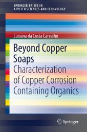 book Beyond Copper Soaps: Characterization of Copper Corrosion Containing Organics