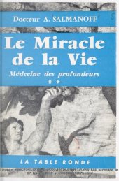 book Le miracle de la vie