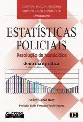 book Estatísticas Policiais: resolução de homicídios