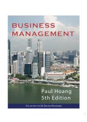 book Business Management 5th Edition by Paul Hoang IBID Press