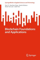 book Blockchain Foundations and Applications