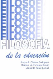 book Filosofía de la educación