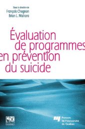 book Évaluation de programmes en prévention du suicide