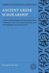 book Ancient Greek Scholarship_with Bookmarks