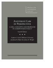 book Antitrust Law in Perspective - Cases, Concepts and Problems in Competition Policy