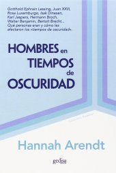 book Hombres En Tiempos De Oscuridad