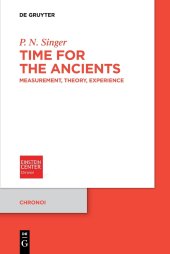 book Time in the Ancient World: Medical and Psychological Perspectives