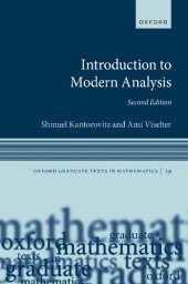 book Introduction to Modern Analysis