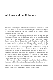 book Africans and the Holocaust: Perceptions and Responses of Colonized and Sovereign Peoples