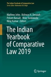 book The Indian yearbook of comparative law 2019