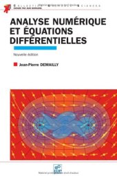 book Analyse numérique et équations différentielles