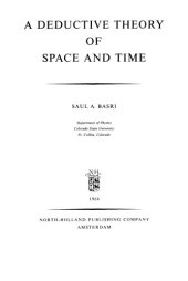 book Deductive Theory of Space and Time