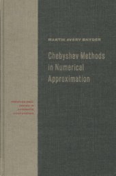 book Chebyshev Methods in Numerical Approximation 