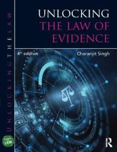 book Unlocking the Law of Evidence