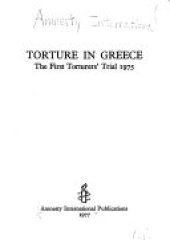 book Torture in Greece: The First Torturers' Trial 1975