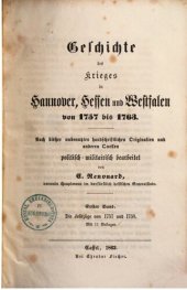 book Die Feldzüge von 1757 und 1758