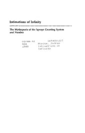 book Intimations of infinity: the mythopoeia of the Iqwaye counting system and number