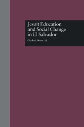 book Jesuit education and social change in El Salvador